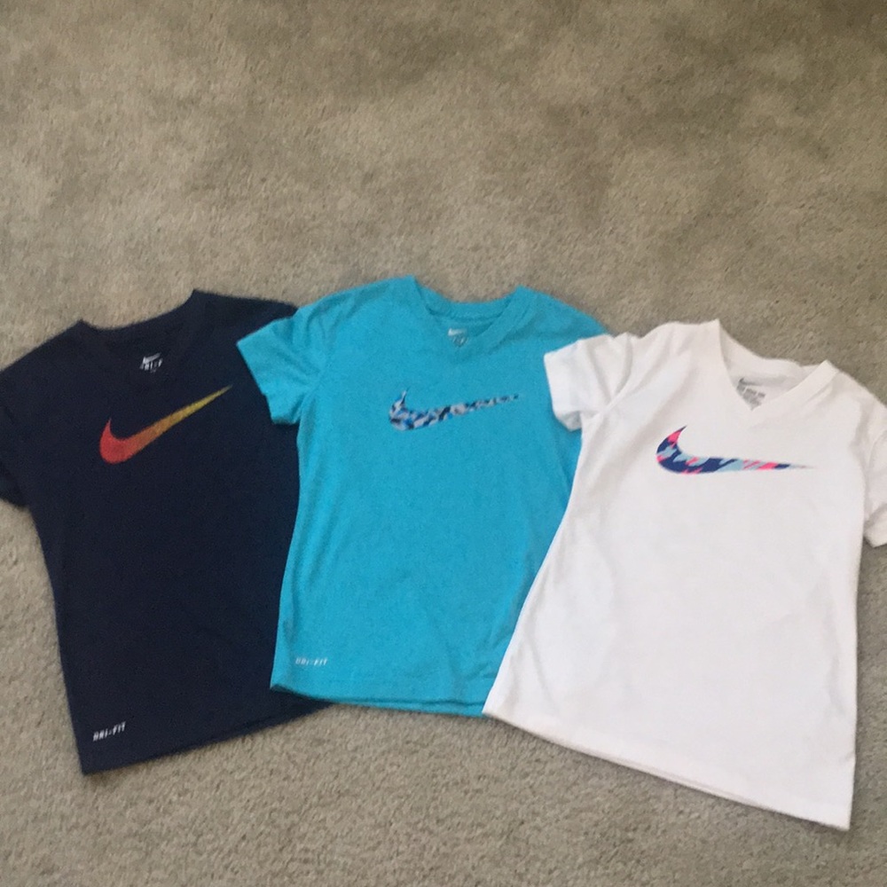 Girls Nike dry fit shirts